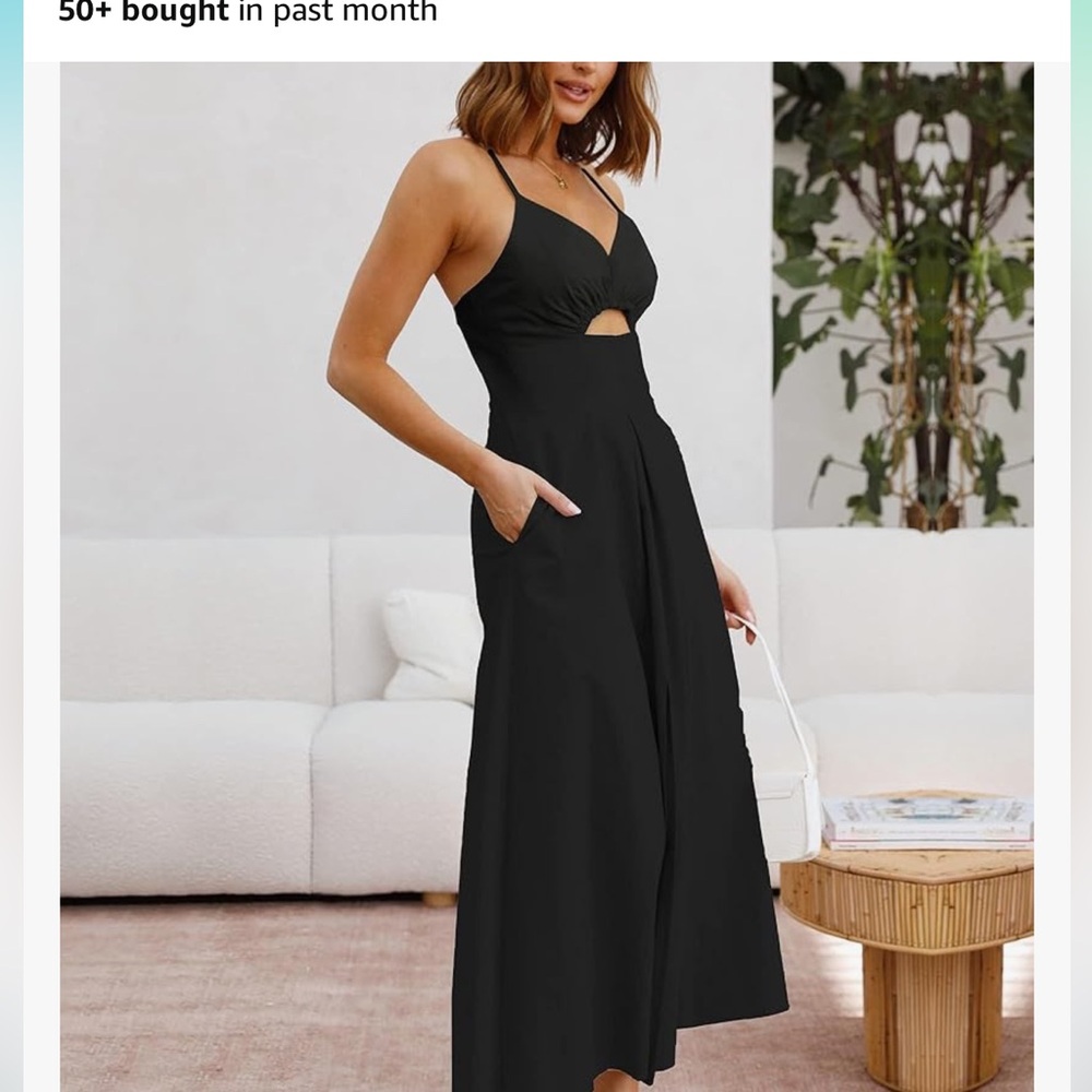 btfbm Black Sleeveless Maxi Dress - Picture 5 of 6